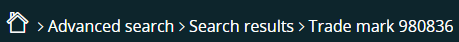 Breadcrumb navigation